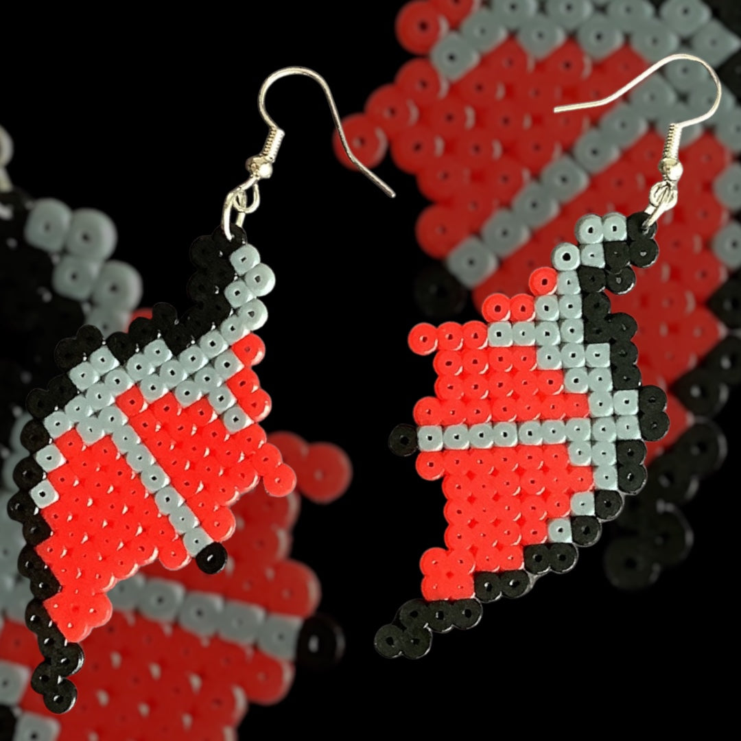 PIXEL BAT WING EARRINGS