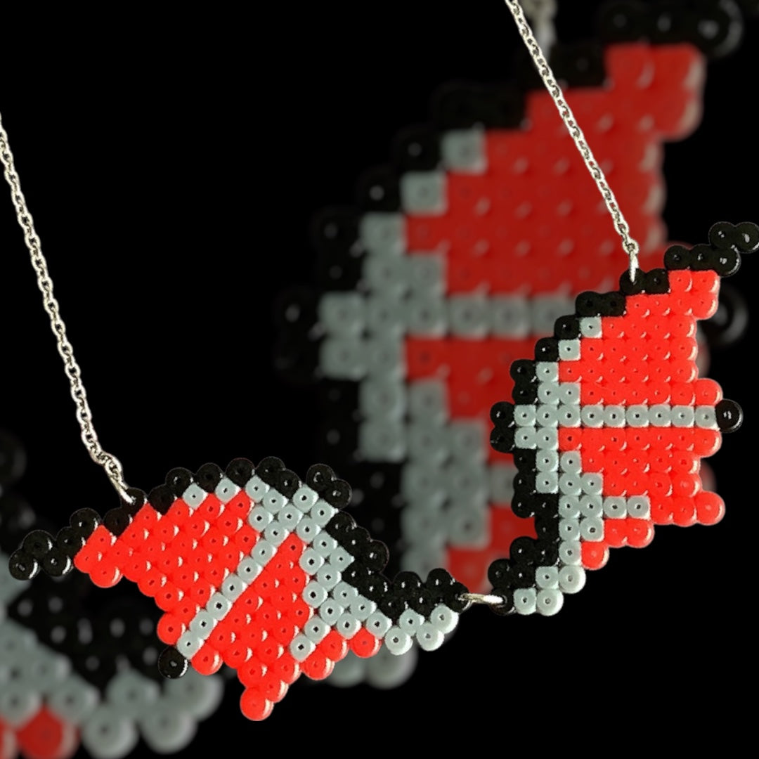 PIXEL BAT WING NECKLACE