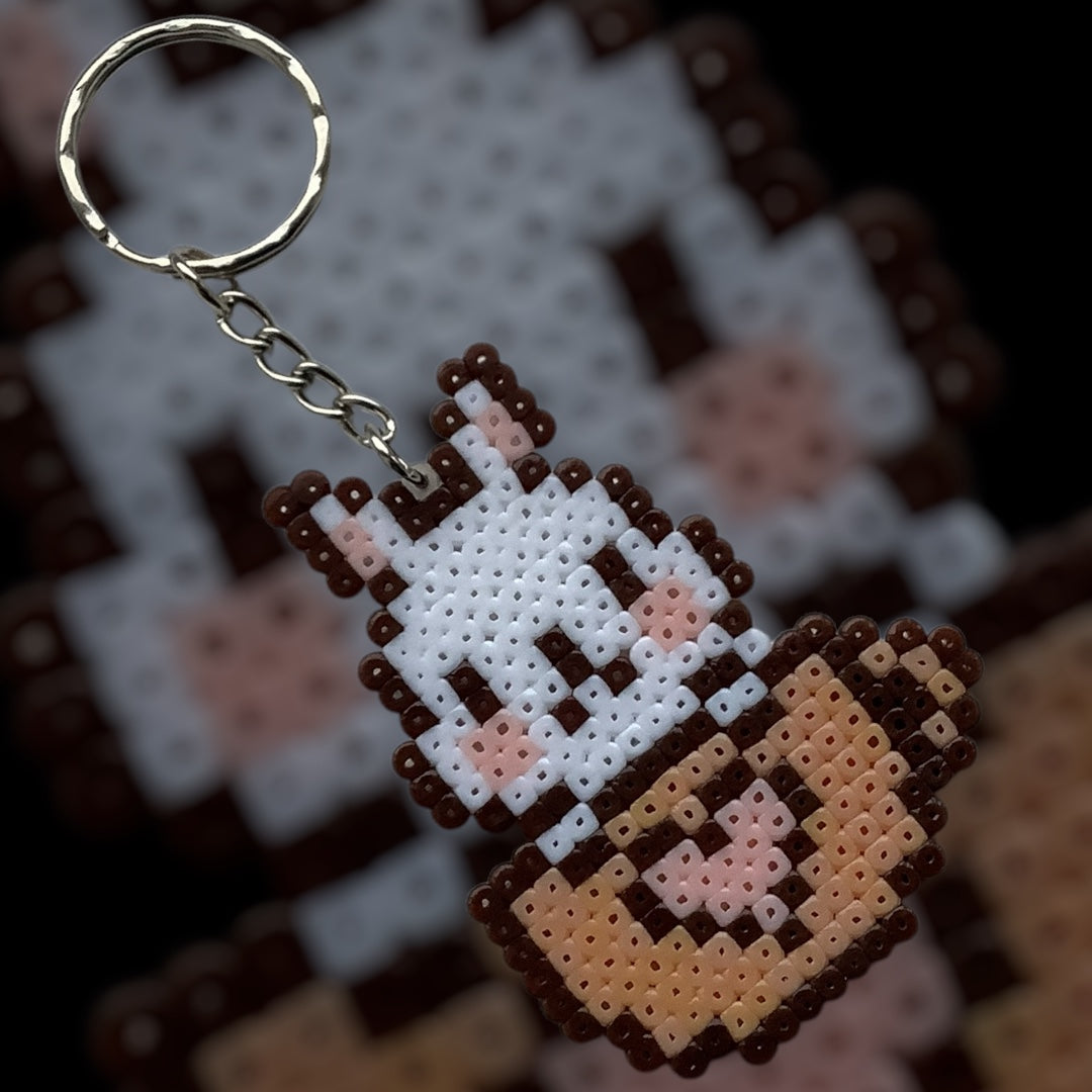 PIXEL “YMCOT” BUN KEYCHAIN