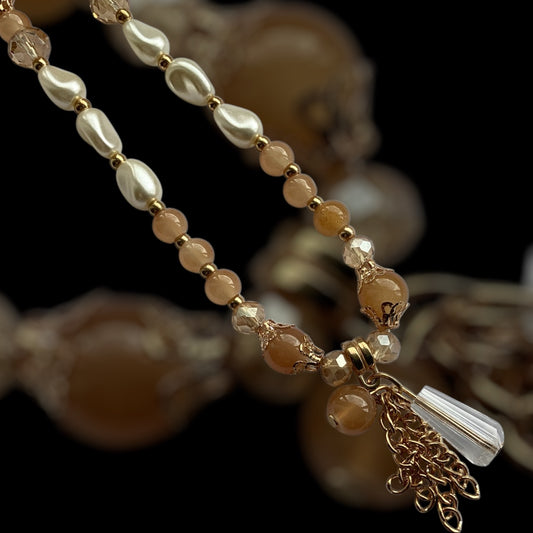 Golden Harvest Beaded Necklace