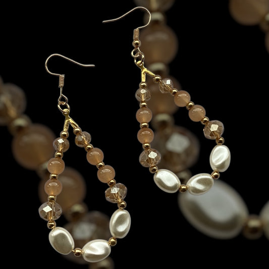 Golden Harvest – Beaded Earrings