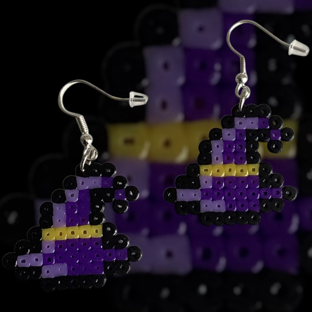 PIXEL WITCHES HAT EARRINGS