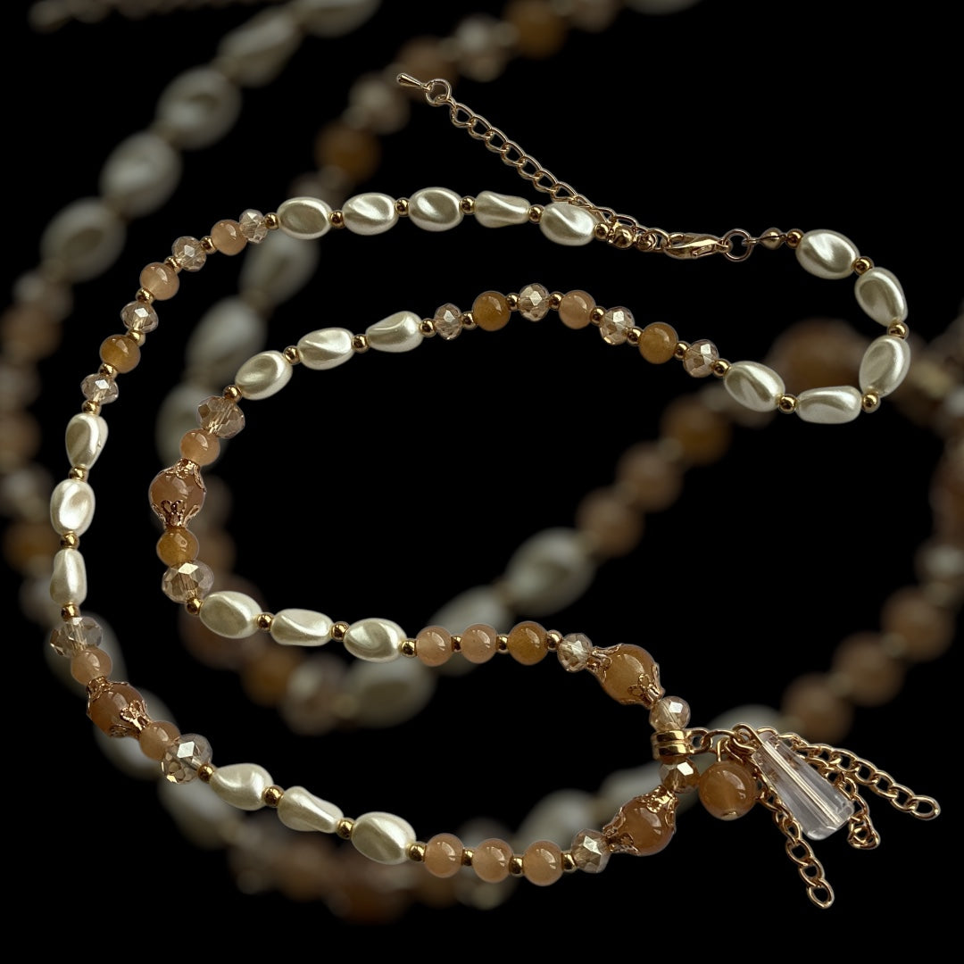 Golden Harvest Beaded Necklace