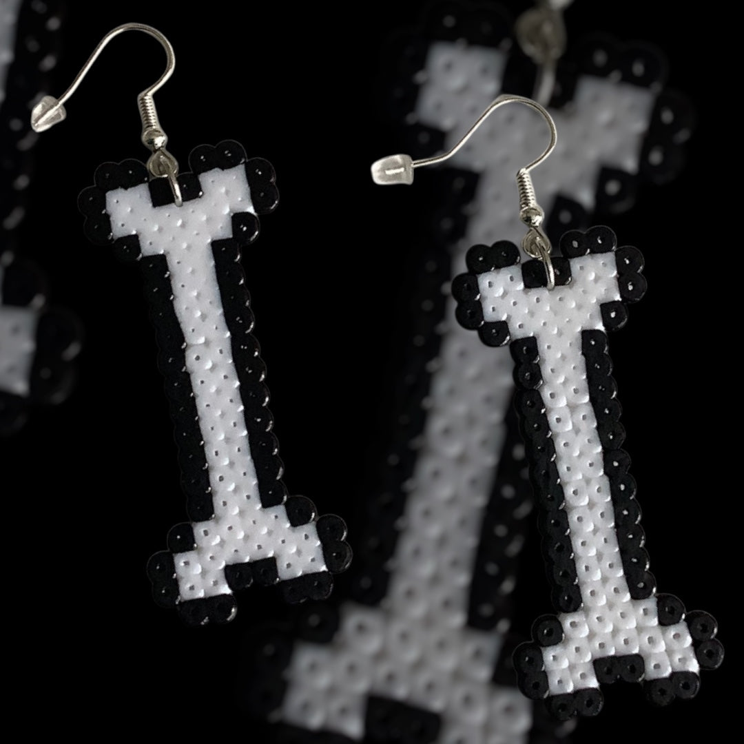 PIXEL BONE EARRINGS