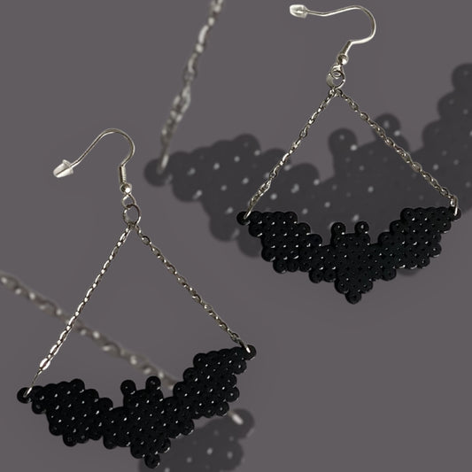 PIXEL BAT EARRINGS
