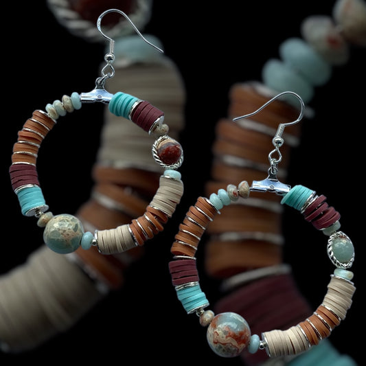 Desert Sky Hoop Earrings