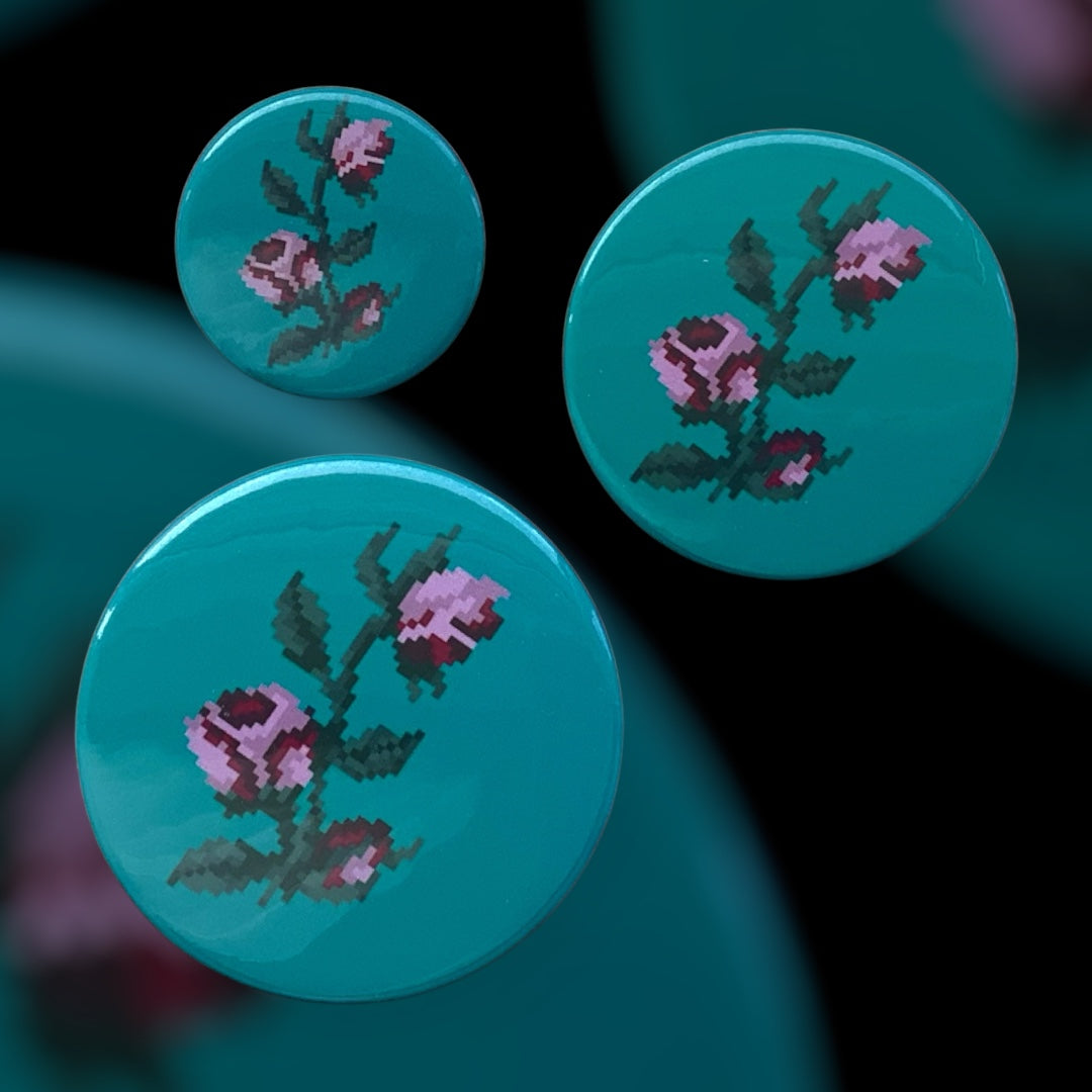 PIXEL BADGES - ROSE STYLE B