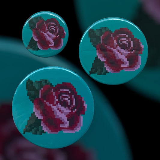 PIXEL BADGES - ROSE STYLE A