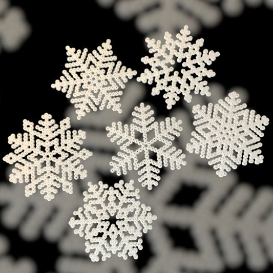 PIXEL SNOWFLAKES DECORATIONS-LARGE