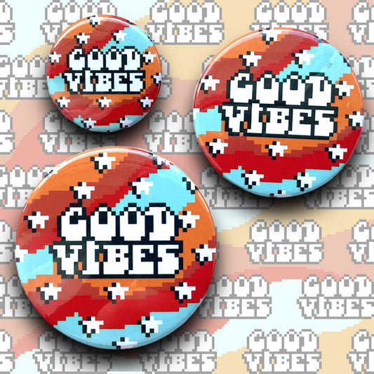 PIXEL BADGES - GOOD VIBES