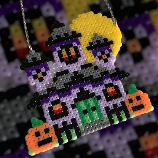 PIXEL HAUNTED HOUSE NECKLACE